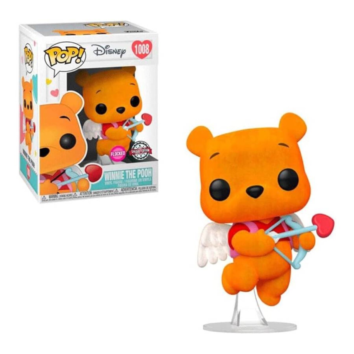 Winnie The Pooh - Disney (Exclusivo - Flocked) - 1008 