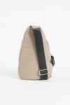 Bandolera riñonera cruzada beige