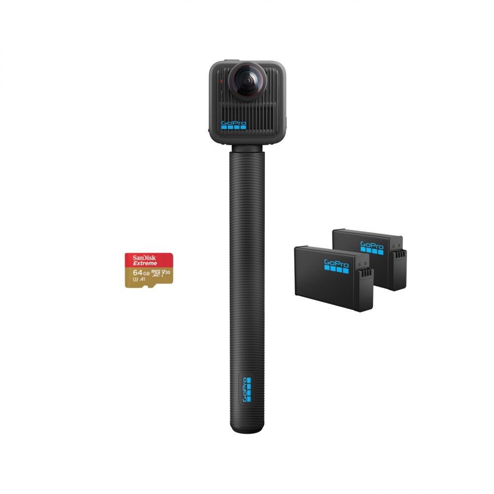 GoPro Max2 True 8K 360 + Paquete de Accesorios + Kit de Reemplazo de Lentes GoPro Max2 True 8K 360 + Paquete de Accesorios + Kit de Reemplazo de Lentes