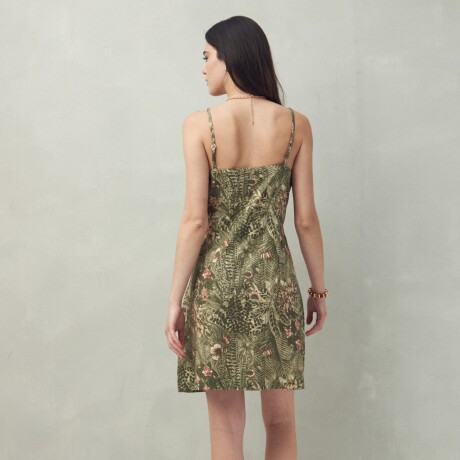 VESTIDO BAMBU Verde Oliva