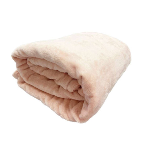 Frazada Flannel 1 Plazas Home Class 150 x 240 cm Coral