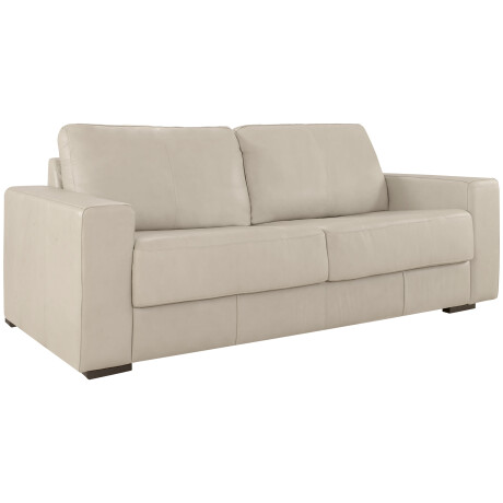 SILLÓN 2 CUERPOS CUERO-100-NATURAL NATURAL-BEIGE TEXAS CREMA