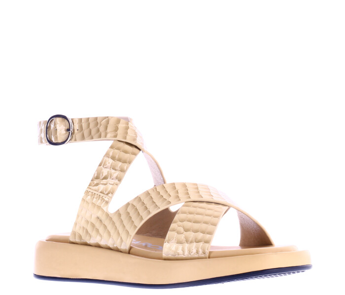 Sandalias de Mujer Miss Carol DALA simil croco Beige