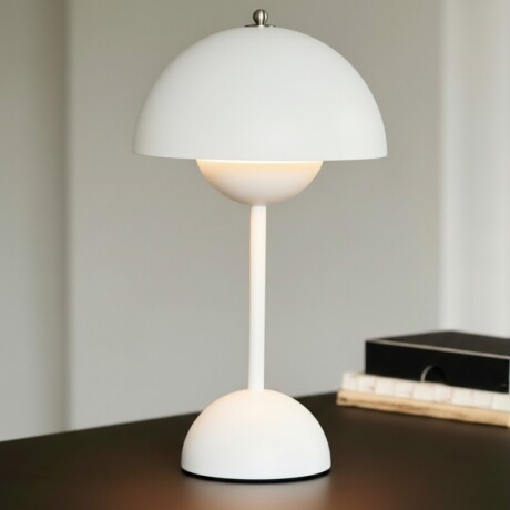 LAMPARA DE MESA RECARGABLE KERS Lampara De Mesa Recargable Kers Blanco