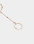 Pulseras Flexibles Pulsera Flexible Con Anillo Unido - Dorado