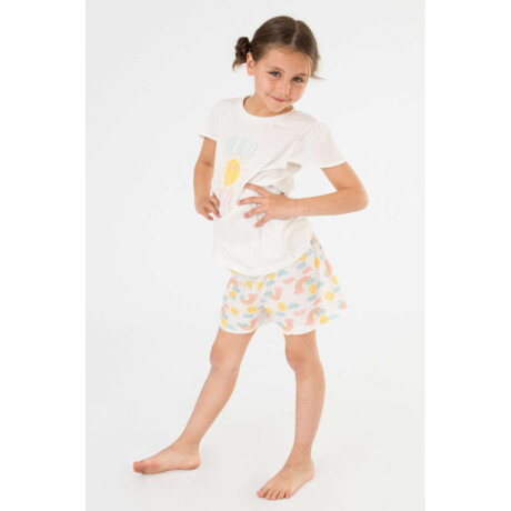 Pijama algodón hello shine Blanco