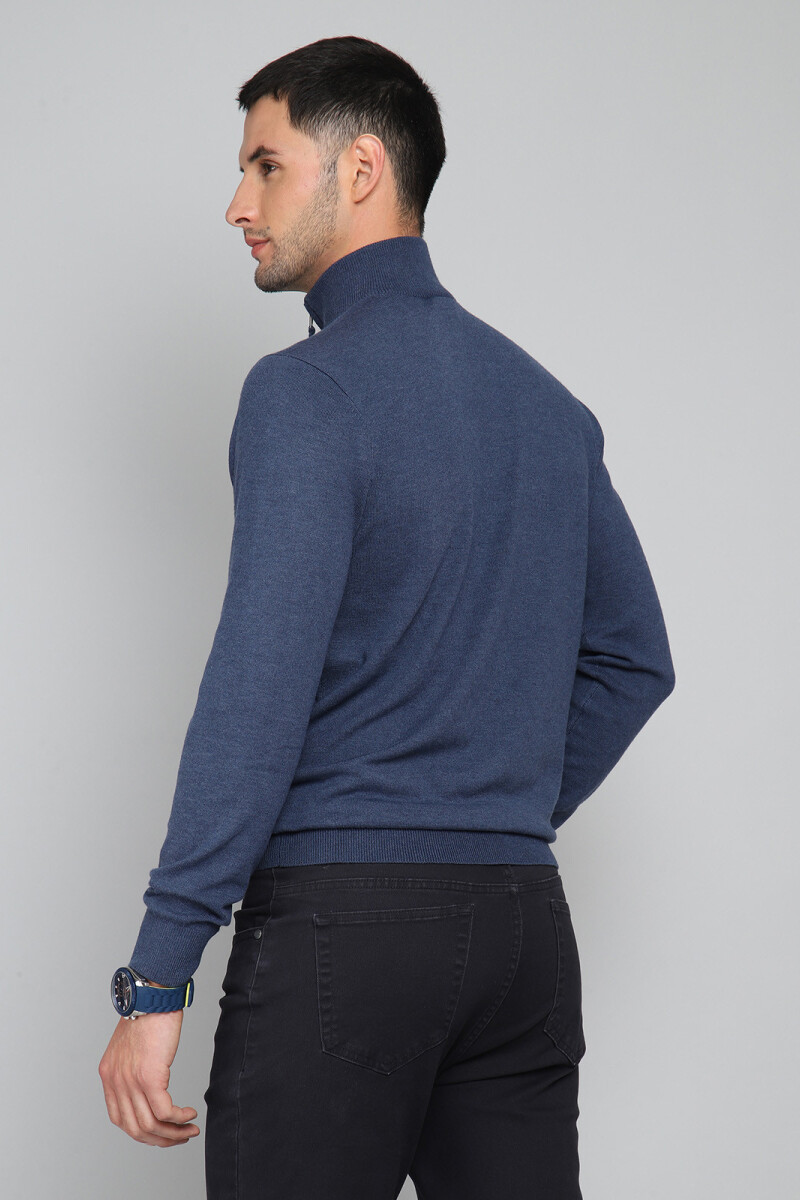 Sweater Medio Cierre Arrow DENIM
