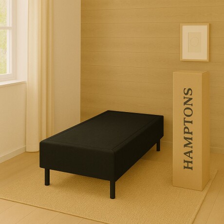 Smart Box Hamptons 1 Plaza 90x190 cm Negro