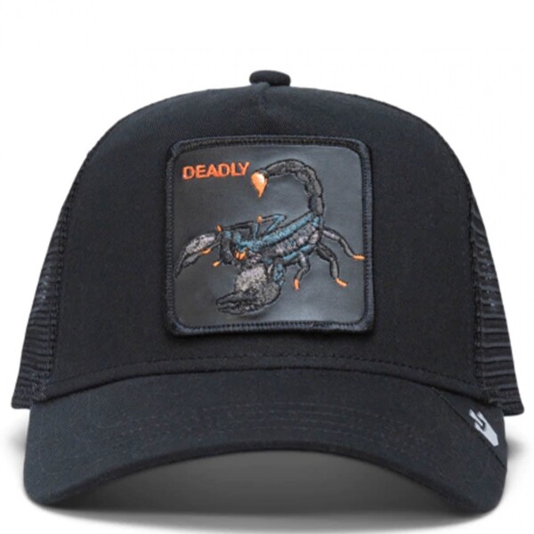 Gorra Goorin Bros Trucker Baseball - The Deadly Scorpion Negro