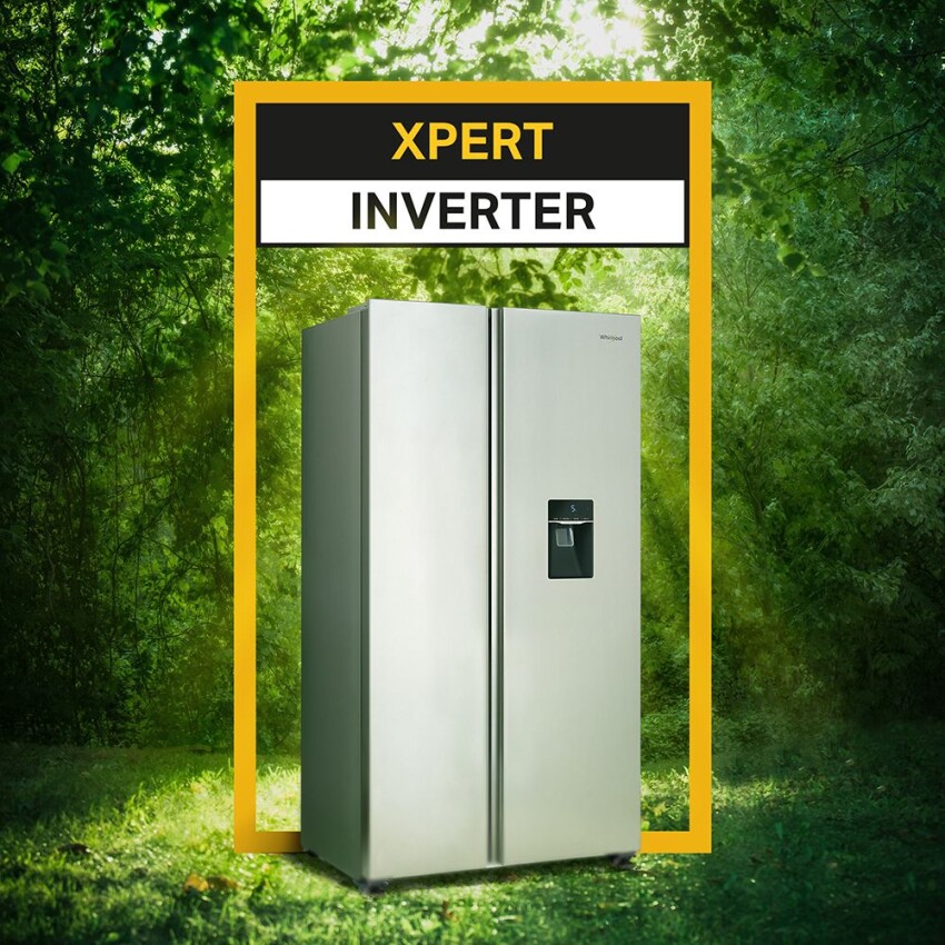Heladera Whirlpool WRS955 SBSI inverter inox. con dispensador Heladera Whirlpool WRS955 SBSI inverter inox. con dispensador