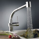 Griferia De Cocina Monocomando Linea Temple Fv Con Rociador Extraíble Cromo CROMO