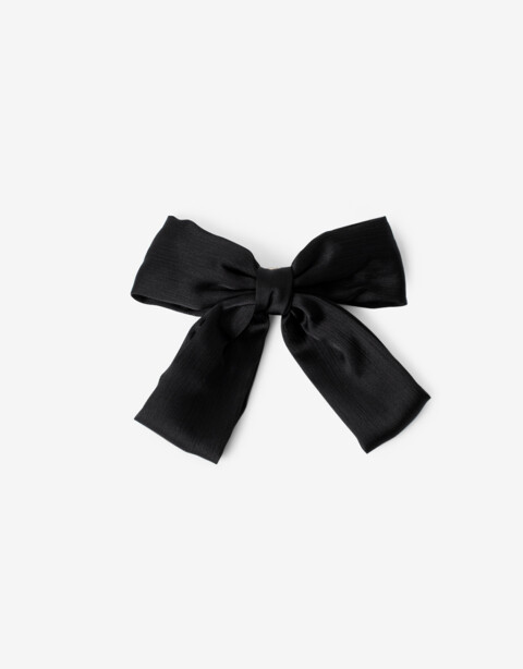 Hebillas Francesas Moño Hebilla Francesa De Moño Negro - Negro