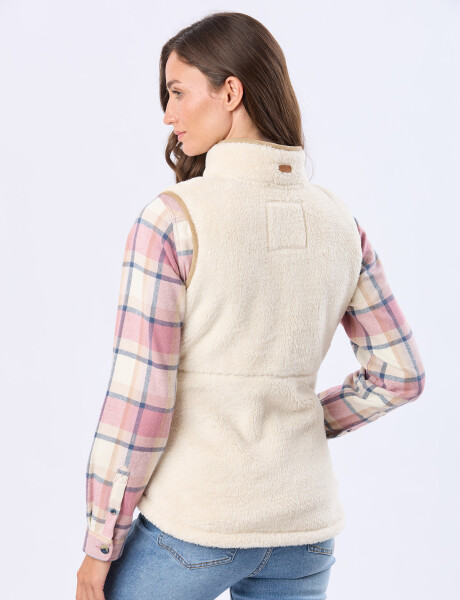 CHALECO SHERPA SUAVE Natural