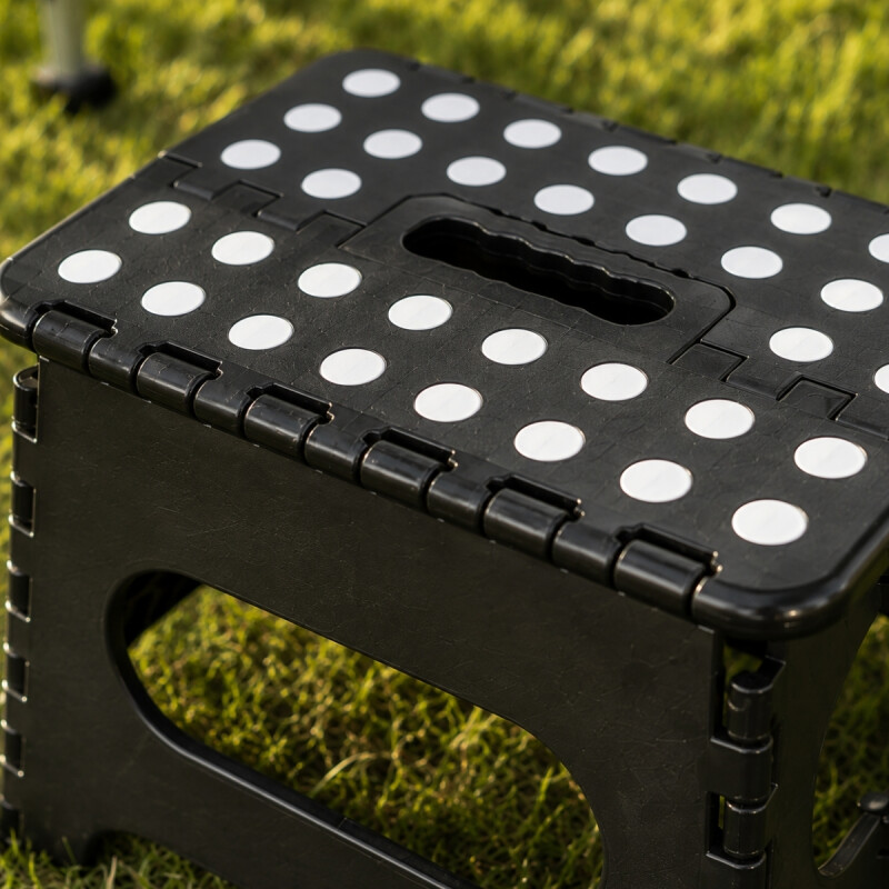 Banqueta plegable 29x22x22 NEGRO