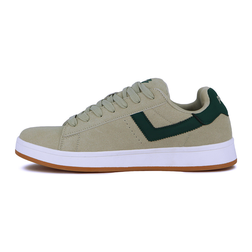 Pony Calzado Lifestyle Square Gamuza Hombre - Beige/Verde Beige-Verde