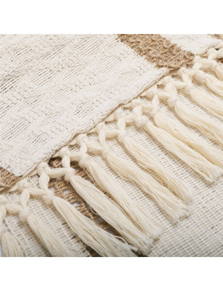SENDERO 2 LINEAS LINO 30x140CM NATURAL/BLANCO SENDERO 2 LINEAS LINO 30x140CM NATURAL/BLANCO