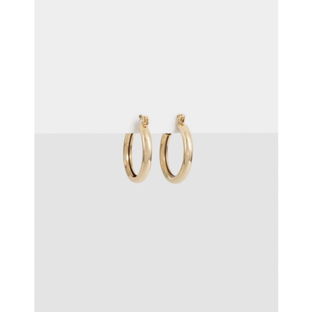 Argollas De Metal - Dorado 