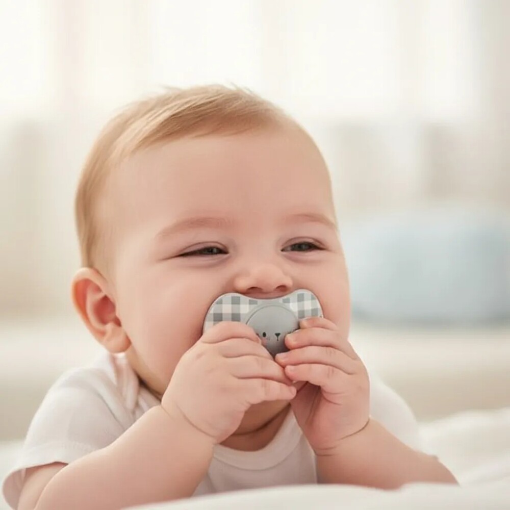 Set x2 chupete fisiológico Suavinex 6 a 18M - Nocturnos Celeste Nocturnos