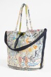 Bolso tote sirenas azul