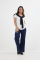 Remera escote en V BLANCO