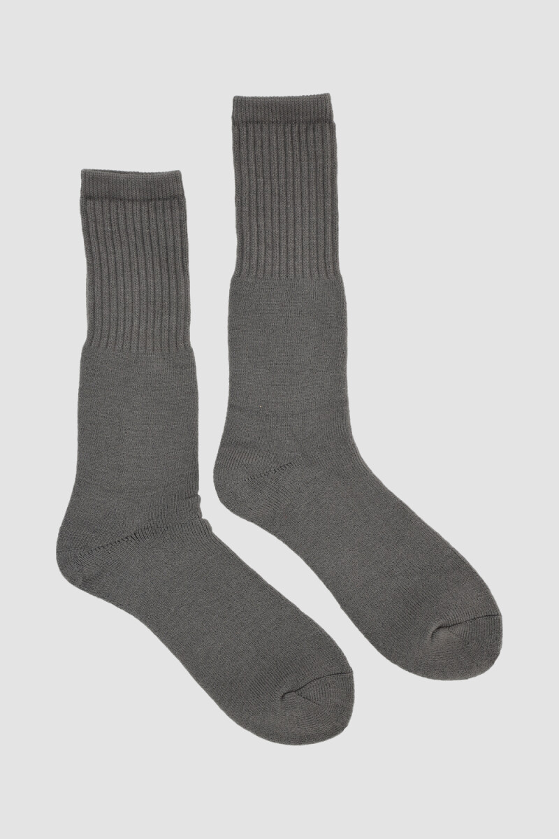 Medias abrigo work - Gris melange 