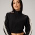 Casaca Elevated Track Jacket Mujer Black/Almond Milk