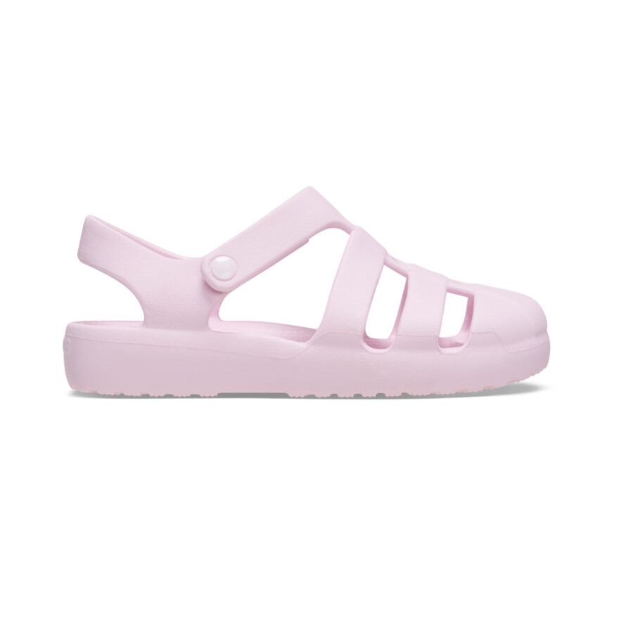 Sandalias Crocs Classic Fisherman T - Niños 1 a 5 años Pink Milk