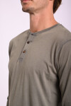 Remera manga larga Gris
