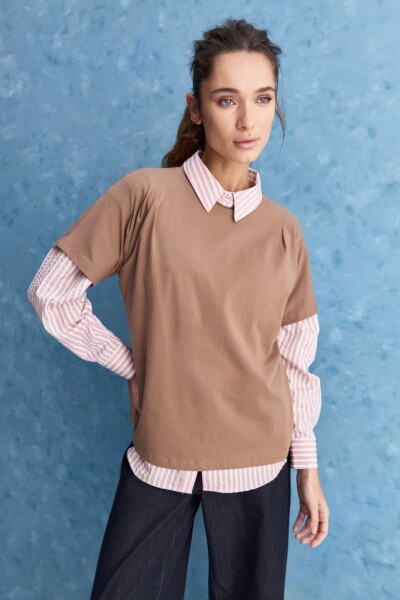 REMERA MOREA Tostado