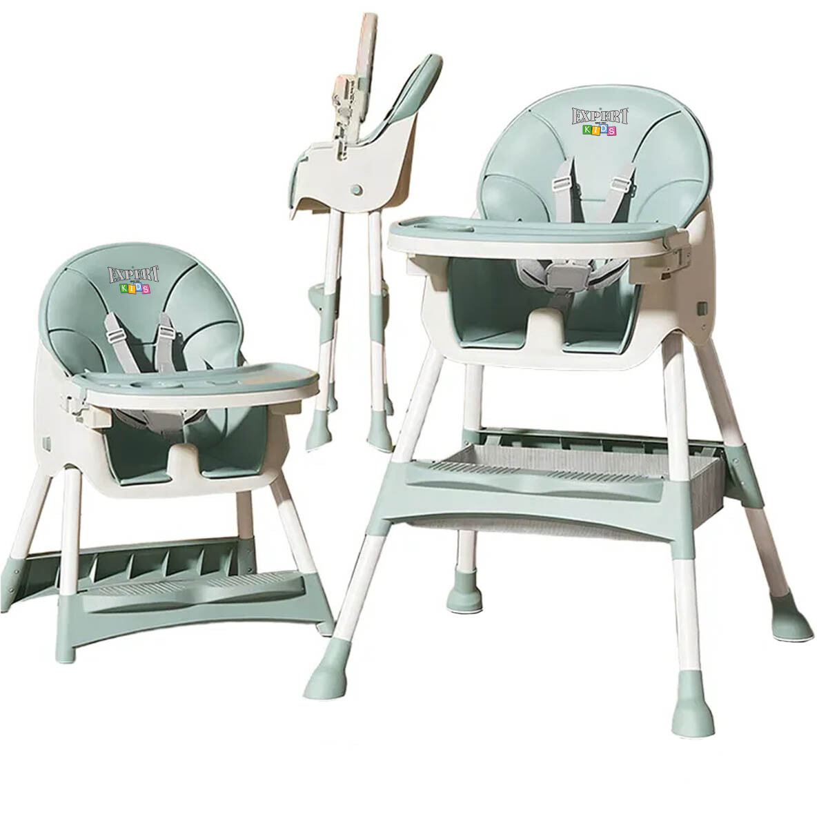Silla De Comer Para Bebé Multiuso 2en1 Sillita Niños - Verde 