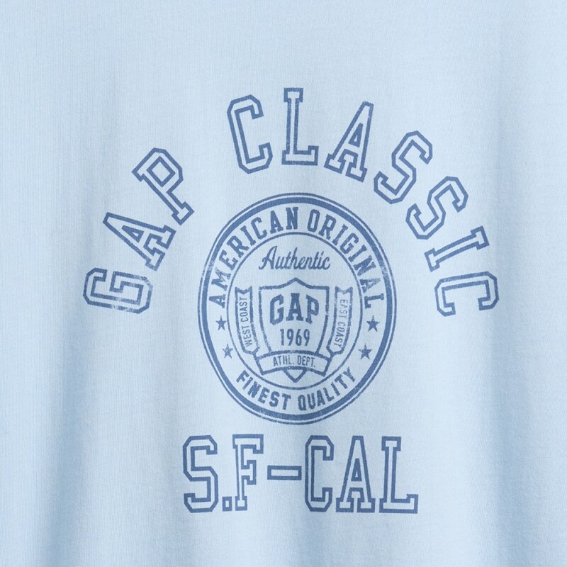 GRAPHICS - SS EDITOR TEE GAP CLASSIC LIGHT BLUE SHADOW