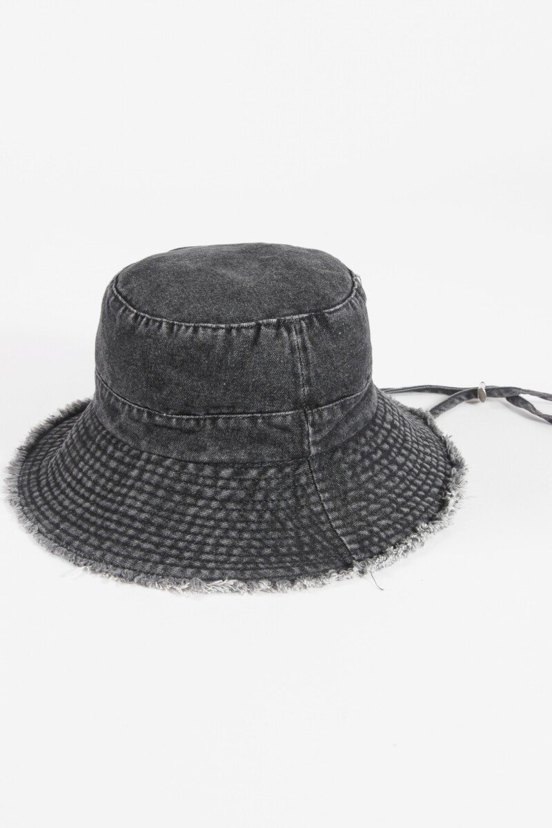 Bucket denim negro