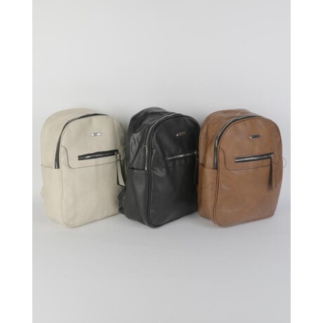 Mochila Canva modelo Brasilia Beige