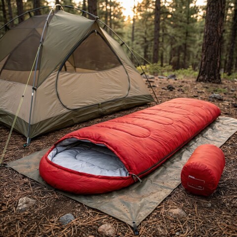 Sobre Saco Bolsa Dormir 2 M Capucha Aislante Camping Caza IMBACK Color Rojo Sobre Saco Bolsa Dormir 2 M Capucha Aislante Camping Caza IMBACK Color Rojo