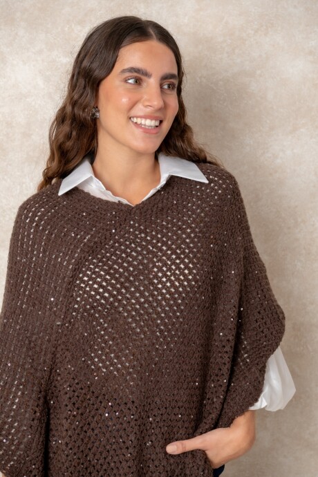 PONCHO HONOR Chocolate