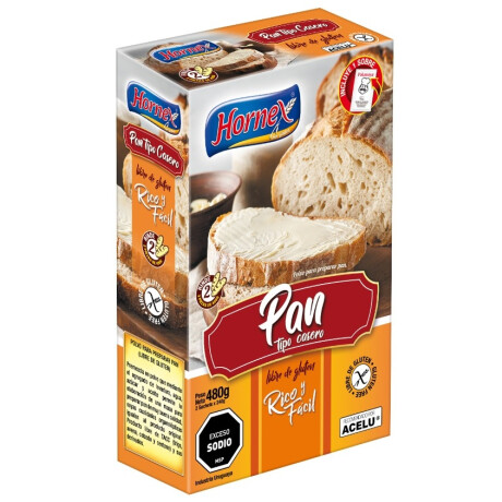 HARINA S/GLUTEN PREM. P/PAN 480G HORNEX HARINA S/GLUTEN PREM. P/PAN 480G HORNEX