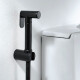 Ducha Higienica Negro Mate Redonda 000