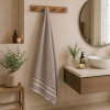 Toalla de Aldogón 86x150cm Lumina Beige