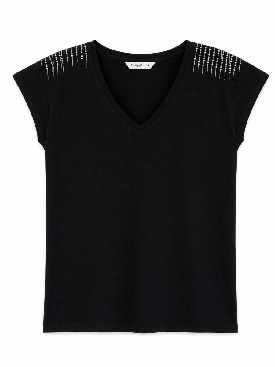 REMERA SARELIA - NEGRO 