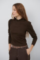 POLERA SUSPIRO MARRON