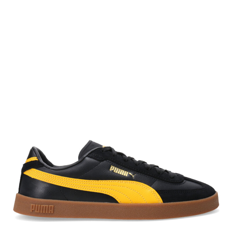 Championes de Hombre Puma Club II Era Negro - Amarillo