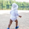 Gorro iplay con filtro solar 2-4 años blanco