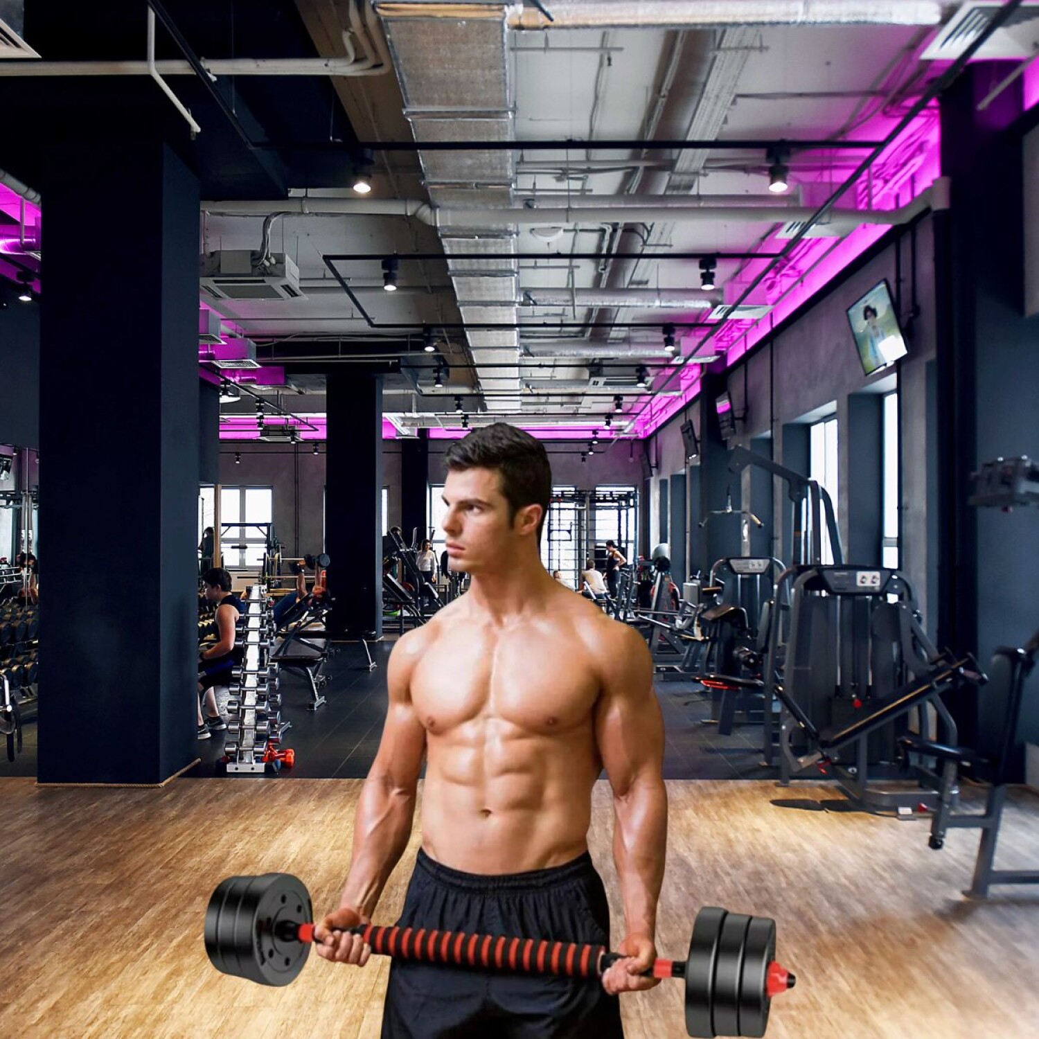 Mancuernas Ajustables Set De Mancuernas Para Mujer Pesos Fitness