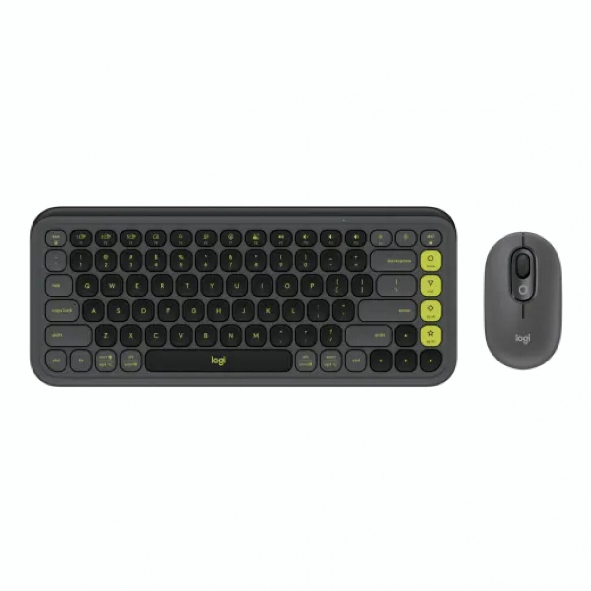 Combo Teclado Inalámbrico LOGITECH Pop Icon + Mouse Inalámbrico - Graphite 