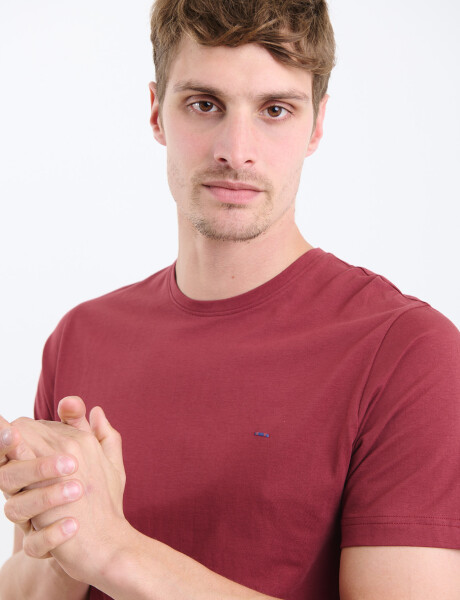520658 T-SHIRT HARRINGTON LABEL Bordo