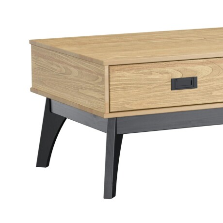 Mesa de Centro Living Lumax 2 Cajones 100% Madera Maciza Mesa de Centro Living Lumax 2 Cajones 100% Madera Maciza