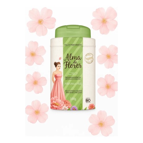 Talco Perfumado Alma de Flores Original 100G 001