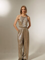 Pantalon Fabi Dorado