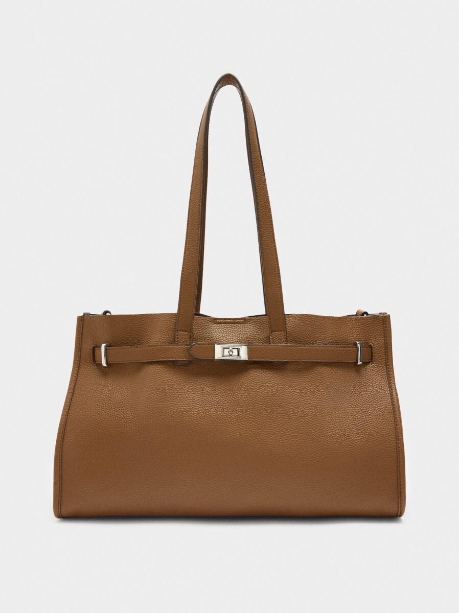Bolso Para Portátil 13" Con Bolso Removible - camel 