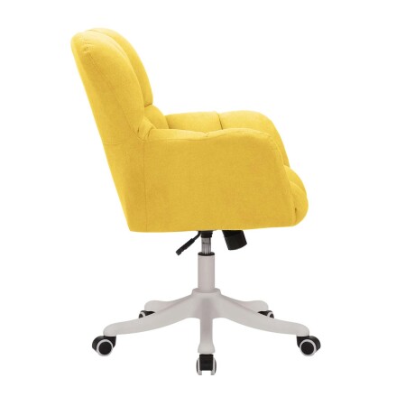 ASIENTO DE OFICINA TELA AMARILLO SEUL